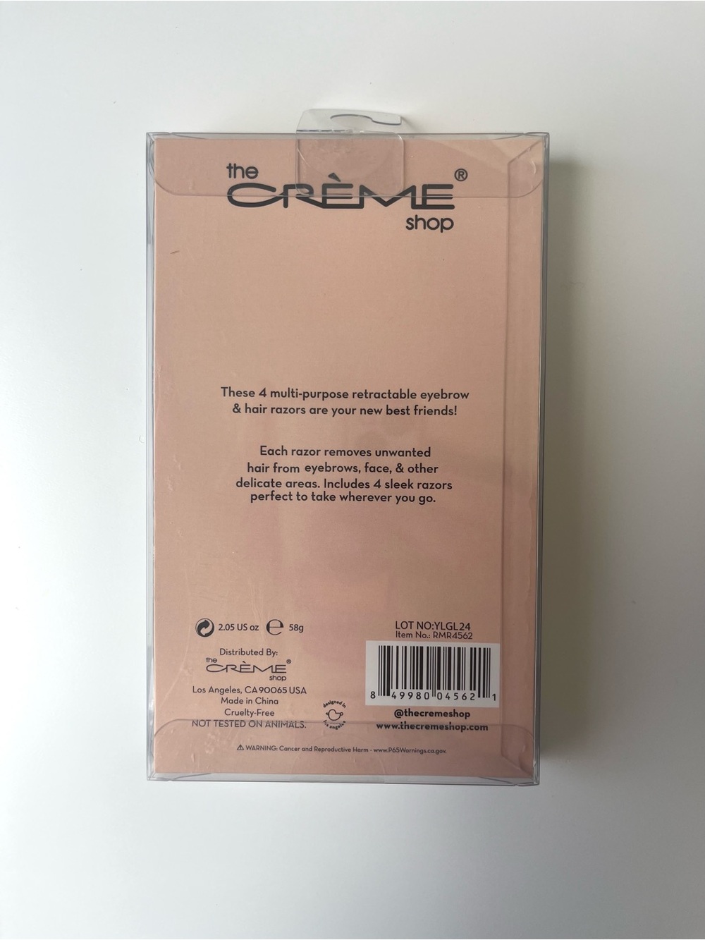 The Crème Shop Foldable Razor Set, 4 Pack NWT - Picture 4 of 4